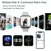 Smart Watch, 1.69'' Smartwatch for Android Phones and iOS Phones Compatible with iPhone Samsung, IP68 Waterproof Fitness Tracker with Heart Rate and Sleep Monitor Smart Watches for Men Women